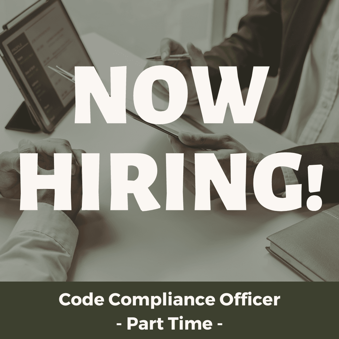 Code Compliance Officer - Part Time