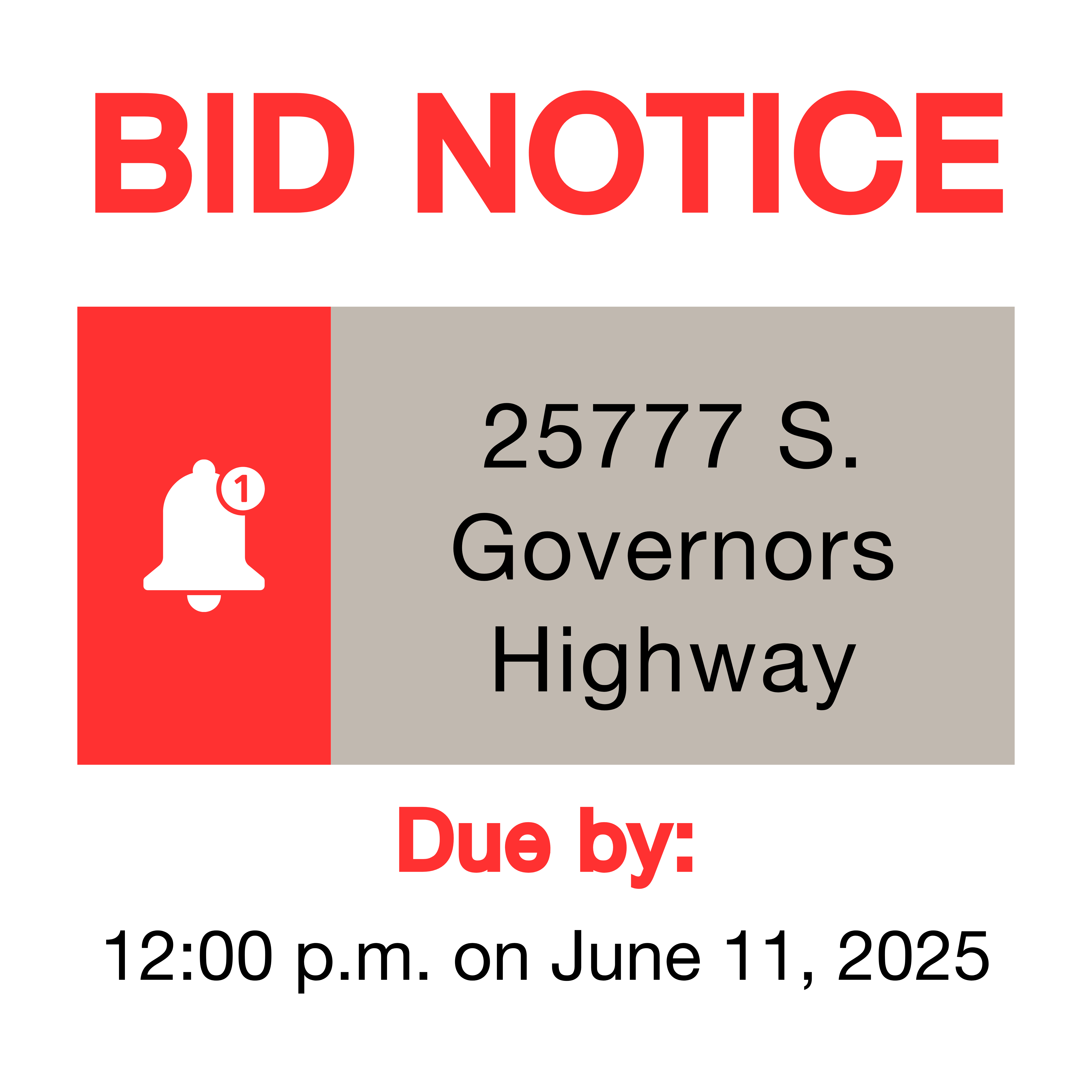 REQUEST FOR BID -may14