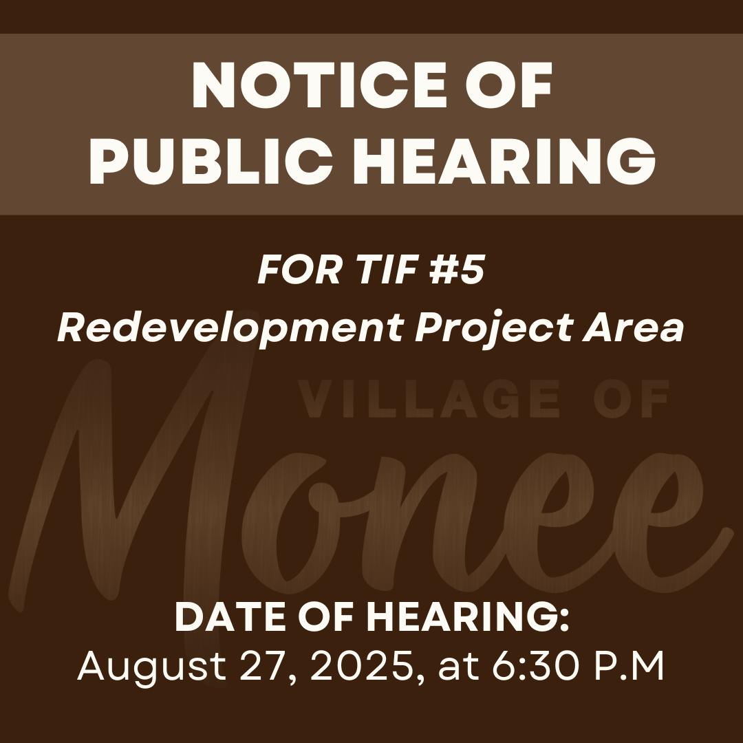 public hearing notice tif 5